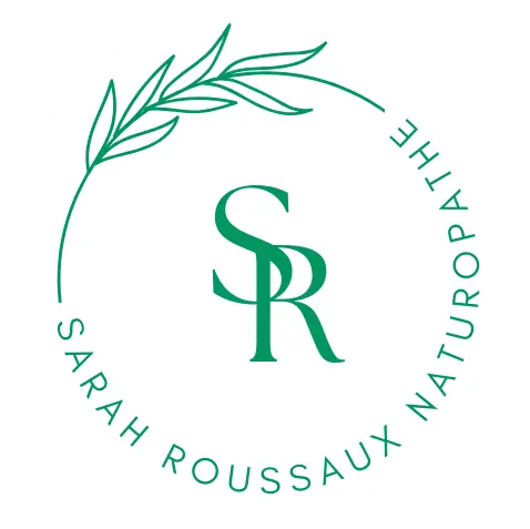 Logo sarah roussaux blanc