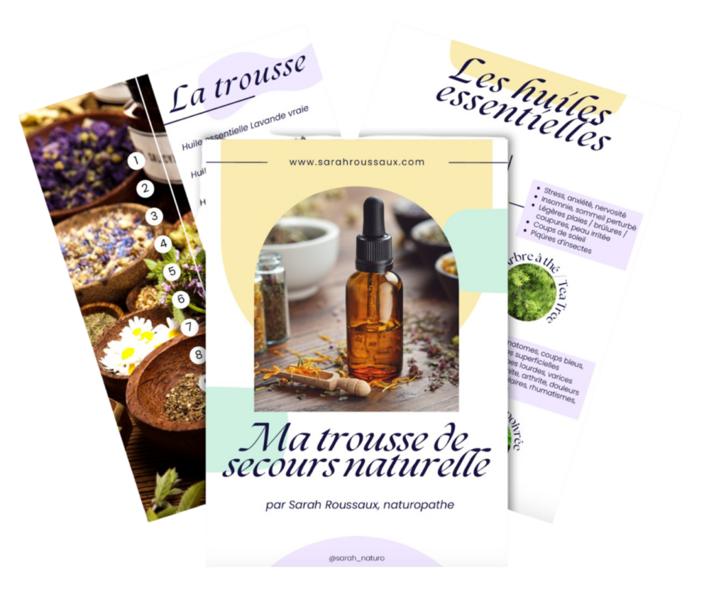 Ebook Trousse de secours naturelle naturopathie